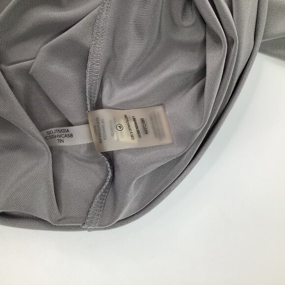 Calvin Klein Womens Gray Sleeveless V-Neck Top Large Office Old Money - Picture 4 of 8